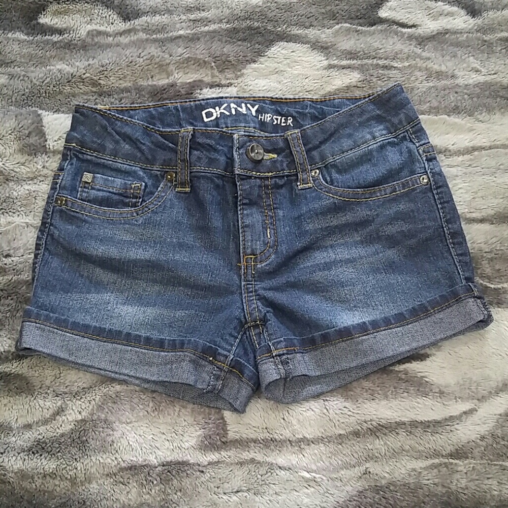 DKNY Hipster Girls Denim Shorts Size 7